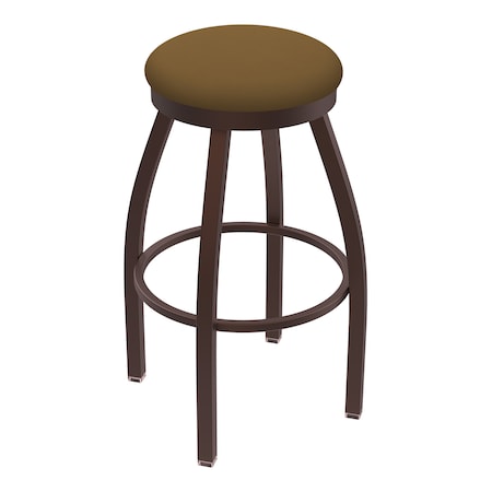 25 Swivel Counter Stool,Bronze Finish,Canter Saddle Seat